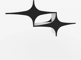 Wall Shelf Susen 2 - Black Black
White