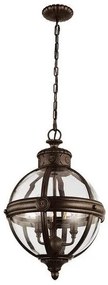 Κρεμαστό Φωτιστικό Οροφής 3xE14 Φ37cm Adams Elstead Lighting-FE-ADAMS-3P-BRZ-Μπρονζέ FE-ADAMS-3P-BRZ