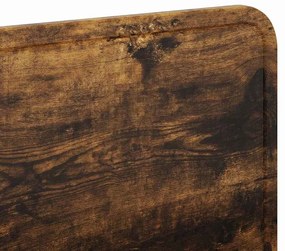 vidaXL Κεφαλάρι Καπνιστό Δρύς 150 cm Επεξεργασμένο ξύλο