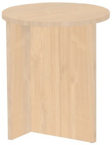 Βοηθητικό τραπέζι Camila φυσικό Φ40x48εκ Υλικό: MELAMINE E1 225-000022