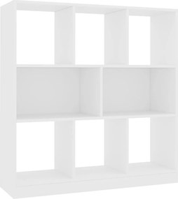 vidaXL Βιβλιοθήκη Λευκή 97,5 x 29,5 x 100 εκ. από Επεξ. Ξύλο