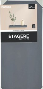 ΡΑΦΙΈΡΕΣ/ΡΆΦΙΑ ΤΟΊΧΟΥ FLOATING SHELF MDF L50*22,8CM ANTHRACITE GREY 6RAN