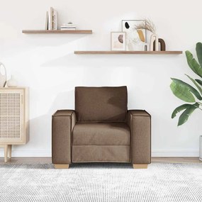 vidaXL Πολυθρόνα-Καναπέ-Καφέ 100x78x84 εκ. από Ύφασμα
