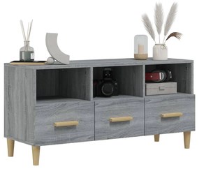 vidaXL Έπιπλο Τηλεόρασης Γκρι Sonoma 102x36x50 εκ. από Επεξεργ. Ξύλο
