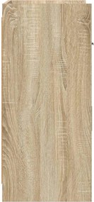 vidaXL Πλαϊνό γραφείο Sonoma Δρυς 75 x 36 x 80 εκ Επεξεργασμένο Ξύλο