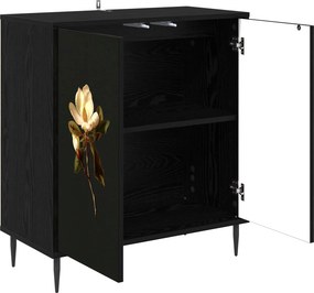 vidaXL Πλαϊνό γραφείο BREMEN Μαύρη Δρυς 69 x 33 x 76 εκ.