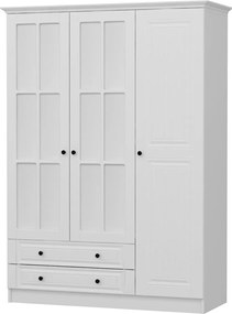 Τριφυλλη Ντουλαπα Λευκο KALEO 190 52x135x235