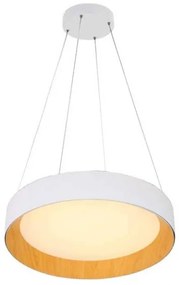 Κρεμαστό Φωτιστικό Οροφής Led Μεταλλικό H150 Φ45 Eurolamp 144-17022 Λευκό