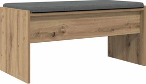 vidaXL Παγκάκι Χαλωρίου Artisan Oak 83 x 38 x 40 εκ