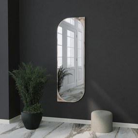 Stewehome Καθρέφτης με μαύρο πλαίσιο 52x152x152 cm