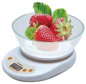 Arrango AB57120 Ψηφιακή Ζυγαριά Κουζίνας 1gr/5kg Λευκή
