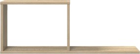 vidaXL Κρεμαστά ράφια 2 pcs Sonoma Δρυς 80 x 15 x 30 εκ