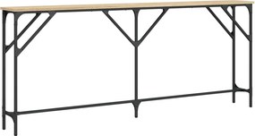 vidaXL Τραπέζι Κονσόλα Sonoma Δρυς 180x23x75 εκ. Επεξεργασμένο Ξύλο