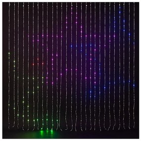 Έξυπνα Λαμπάκια Κουρτίνα 756 SMART MINI LED 200X200CM IP44 RGBW 600-11782 Eurolamp-600-11782-Πολύχρωμο 600-11782
