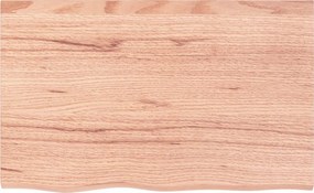 vidaXL Πάγκος Μπάνιου Αν. Καφέ 80x50x(2-4) εκ. Επεξεργ. Μασίφ Ξύλο