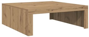 vidaXL Τραπεζάκι Σαλονιού Artisan Δρυς 100x100x35 εκ. Επεξ. Ξύλο