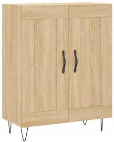 vidaXL Ντουλάπι Sonoma δρυς 69,5 x 34 x 180 εκ. από Επεξεργασμένο Ξύλο