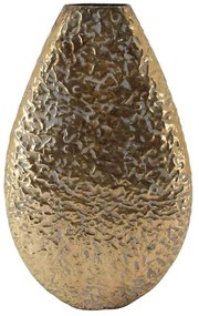 Βάζο 15-00-94936 37x12,5x62,5cm Antique Gold Marhome Metal