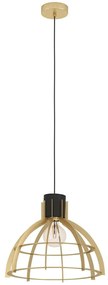 Φωτιστικό Οροφής Stillington 43767 Φ41,5x110cm 1xΕ27 40W Black-Gold Eglo Steel
