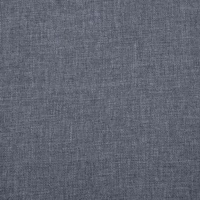 vidaXL Καναπές Διθέσιος Σκούρο Γκρι Υφασμάτινος