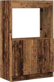 vidaXL Ντουλάπι Όψη Παλαιού Ξύλου 63x33x100 εκ. Επεξεργασμένο Ξύλο