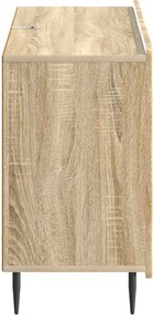 vidaXL Πλαϊνό γραφείο με συρτάρι Sonoma Δρυς 89 x 34,5 x 62 εκ.