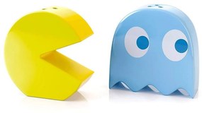 Αλατοπίπερο Pac-Man (Σετ 2Τμχ) 26537 6,5x2,5x6,5cm Yellow-Light Blue Balvi Κεραμικό
