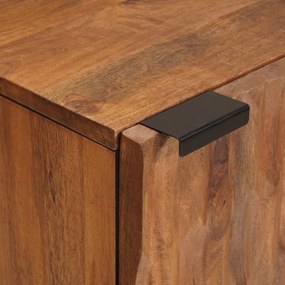 vidaXL Πλαϊνό γραφείο Καφέ Φινίρισμα Ακακίας 40 x 33 x 75 εκ.