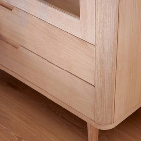 Nyborg Display Cabinet White Oil