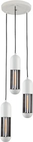 Φωτιστικό Οροφής Τρίφωτο Aca Lab HM173P27WH White