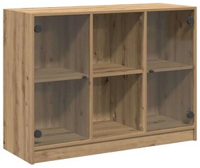 vidaXL Ντουλάπι Artisian Δρυς 102x37x75,5 εκ. από Επεξεργασμένο Ξύλο