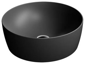 GSI Sand Ardesia 9039-401 Πορσελάνινος Νιπτήρας Μπάνιου Επιτραπέζιος Διπλής Επισμάλτωσης Dualglaze ø40 cm