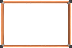 vidaXL Υπερυψωμένη Ζαρντινιέρα Καφέ 150 x 100 x 54 cm
