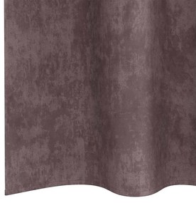 vidaXL Κουρτίνα με κουρτίνες 2 pcs Καφέ 245 x 140 εκ. Βελούδο