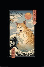 Αφίσα Vincent Trinidad - Catzilla Ukiyoe, (61 x 91.5 cm)