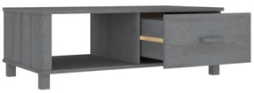 vidaXL Τραπεζάκι Σαλονιού HAMAR Σκ. Γκρι 100x55x35εκ Μασίφ Ξύλο Πεύκου