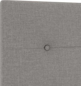 vidaXL Κεφαλάρι με κεφαλάρι Taupe 90 cm Τεχνητό Δέρμα