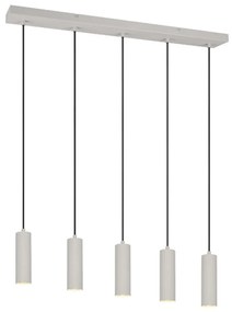 Φωτιστικό Οροφής - Ράγα Soka 367700576 5xGU10 10W 85x9x150cm Coffee Trio Lighting