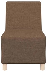 vidaXL Μοναδικός Καναπές χωρίς Χερούλια 2 pcs Καφέ 55 x 74 x 82 εκ.