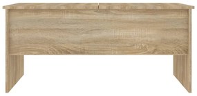 vidaXL Τραπεζάκι Σαλονιού Sonoma Δρυς 102x50,5x46,5 εκ. Επεξεργ. Ξύλο