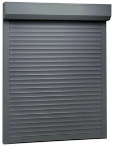 vidaXL Παντζούρι Ρολό Ανθρακί 110 x 130 εκ. από Αλουμίνιο