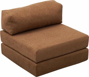 Πολυθρόνα Καφέ COMFORT 95x95x75