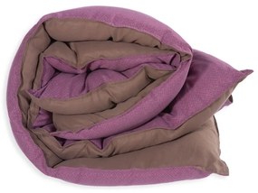 Πάπλωμα Bicolor-23 Mauve-Beige Nef-Nef Υπέρδιπλο 240x220cm Microfiber-Hollowfiber