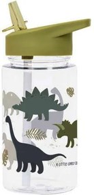 Παγούρι 450ml Με Καλαμάκι Α Little Lovely Company Dinosaurs DBDIGR33