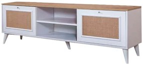 Έπιπλο Τηλεόρασης Mount 277WLN1134 180x55x41cm White-Oak