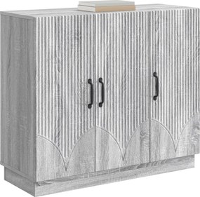 vidaXL Πλαϊνό γραφείο Γκρι Sonoma 89 x 34,5 x 77 εκ.