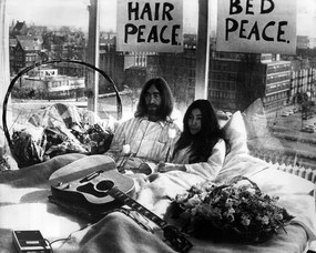 Φωτογραφία Bed-In for Peace by Yoko Ono and John Lennon, 1969