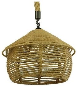Κρεμαστό Φωτιστικό Οροφής Σχοινί Φ36 GloboStar SPIRIT 01607-1607-Μπεζ 1607