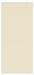 VidaXL Πλισέ περσίδα Κρέμα 85x200 cm Πλάτος υφάσματος 84,4 cm