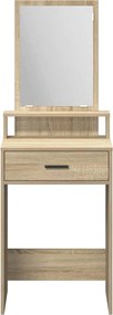vidaXL Τραπέζι περιποίησης Δρύς Sonoma 50 x 41 x 140 εκ.